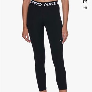 Nike Pro 7/8 Tights - Black NWT Size M